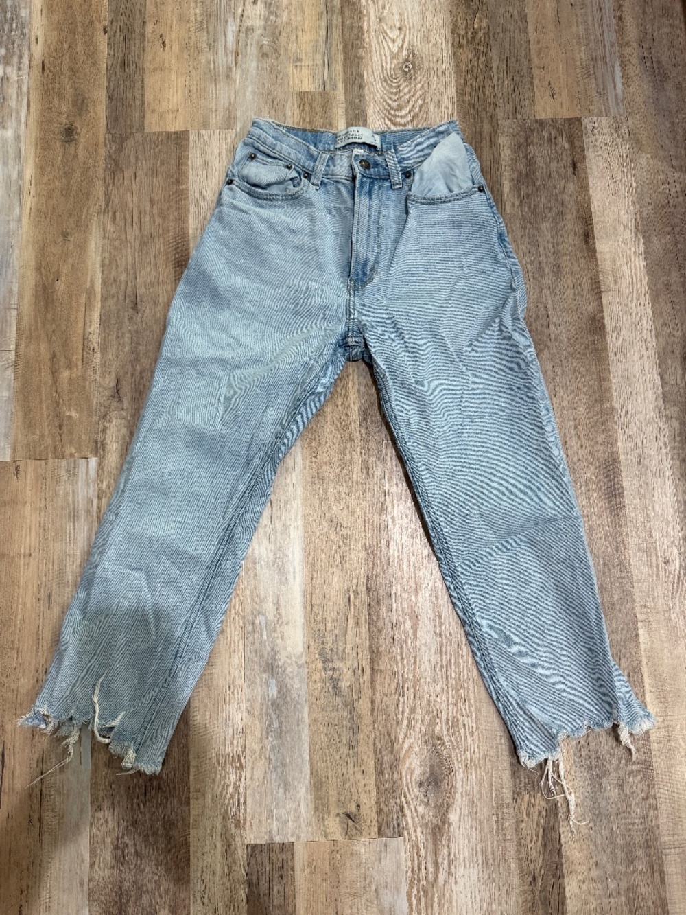 Abercrombie Curve love ankle straight ultra high rise